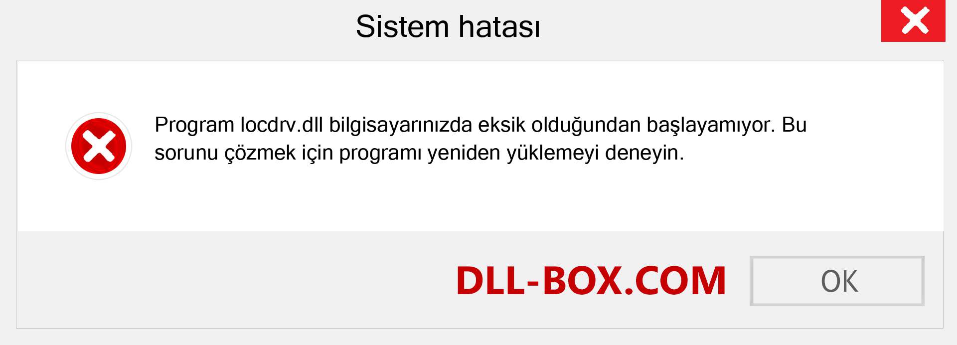 locdrv.dll dosyası eksik mi? Windows 7, 8, 10 için İndirin - Windows'ta locdrv dll Eksik Hatasını Düzeltin, fotoğraflar, resimler